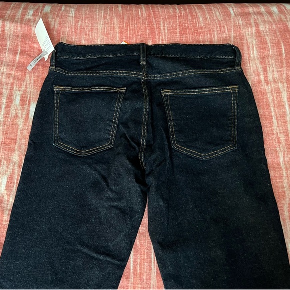 NWT OLD NAVY Dark Blue Wash Slim Fit Men's Jeans W32 L30 - Picture 5 of 6